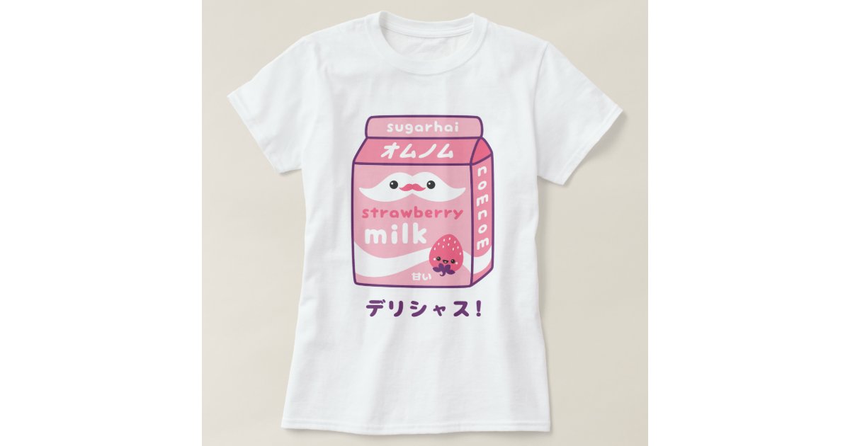 hello kitty strawberry milk t shirt