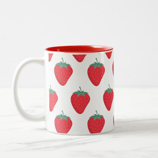 Cute Strawberry Mug (Left)