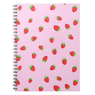 Cute Strawberry Notebook