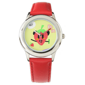 Cute Strawberry Panda Watch