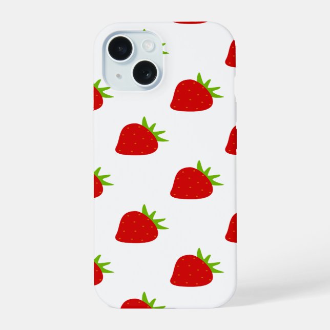 Cute Strawberry Pattern | Iphone Case (Back)