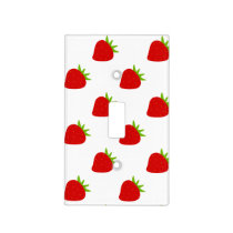 Cute Strawberry Pattern Nursery Light Switch Cover