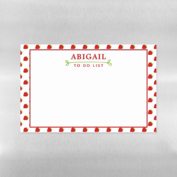 Cute Strawberry Pattern Personalized 