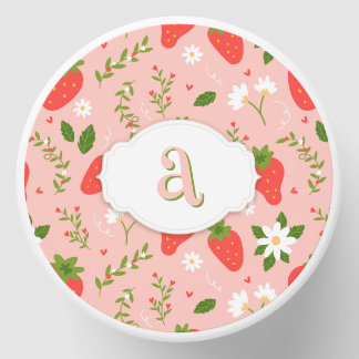 Cute Strawberry Pattern Soy Wax Candle Favor Mini Candle Favors