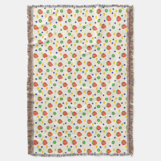 Cute Strawberry Pattern Throw Blanket