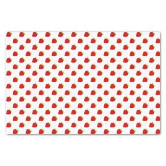 Cute Strawberry Pattern Tissue Paper