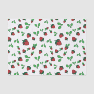 Cute Strawberry Pattern Tissue Paper