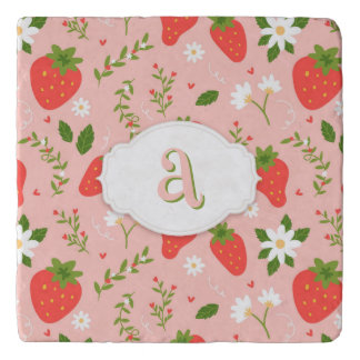 Cute Strawberry Pattern Trivet