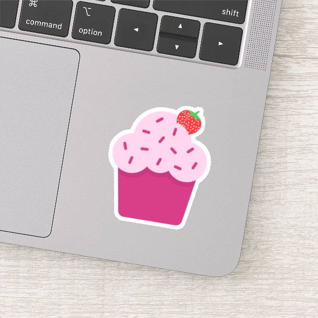Cute Strawberry Shortcake Sticker (Detail)