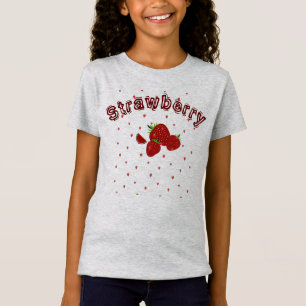 Cute Strawberry Summer Kids Girls T-Shirt
