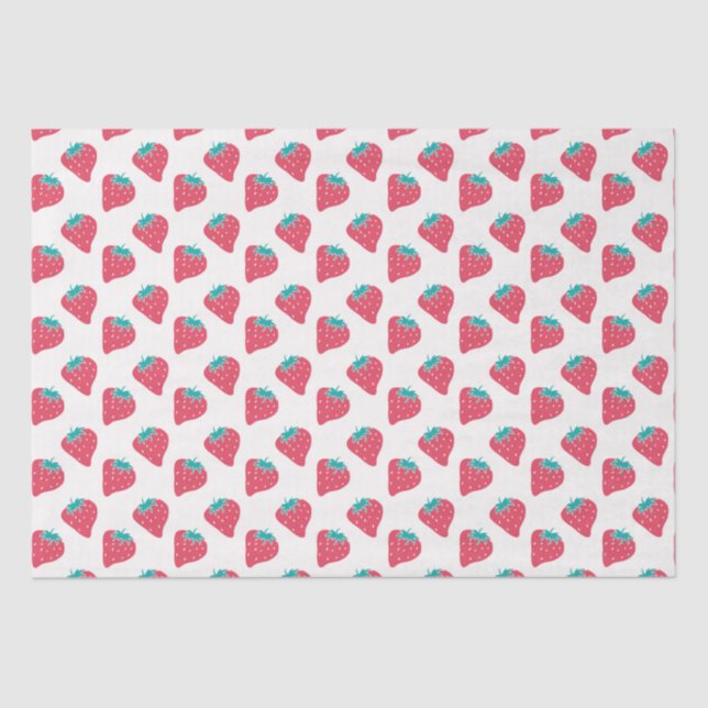 Cute Strawberry Tissue Paper (Front)