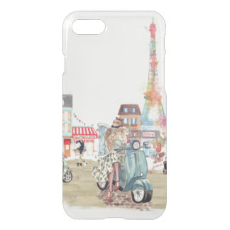 Cute streets of Paris collage iPhone Case