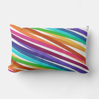 Cute Striped Double Sided Outdoor  Lumbar Pillow