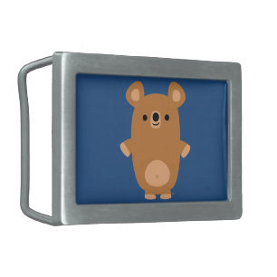 Cute Strong Cartoon Bear Belt Buckle