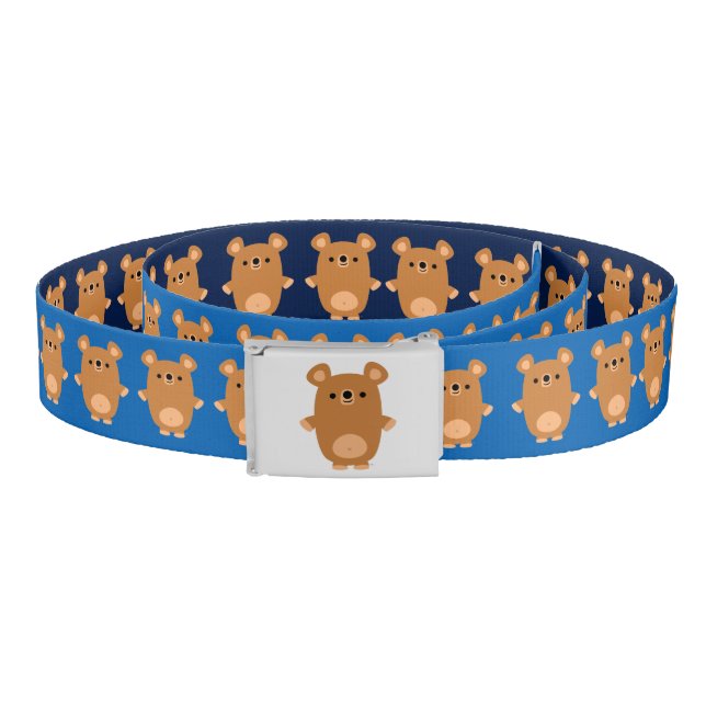 Cute Strong Cartoon Bear Casual Belt (Coil)