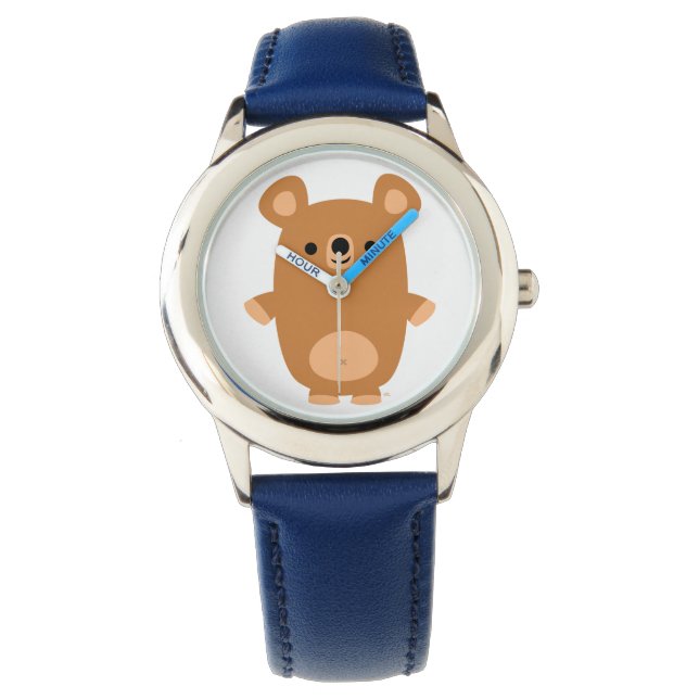 Cute Strong Cartoon Bear Watch (Front)