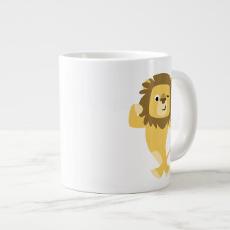 Cute Strong Cartoon Lion Jumbo Mug