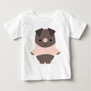 Cute Strong Cartoon Pig Baby T-shirt