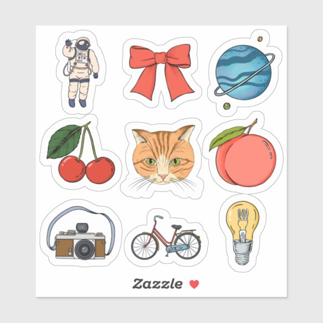 Cute Stuff Sticker (Sheet)