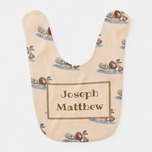 Cute Stuffed Animal Themed  Baby Bib