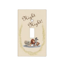 Cute Stuffed Animal Themed   Light Switch Cover