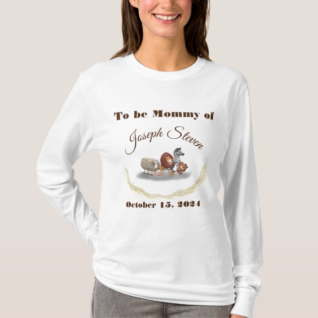 Cute Stuffed Animal Themed T-Shirt (Front)
