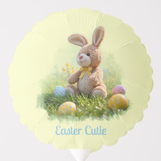 Cute Stuffed Easter Bunny Balloon (Front)