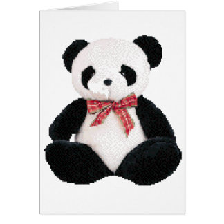 Cute Stuffed Panda Cards