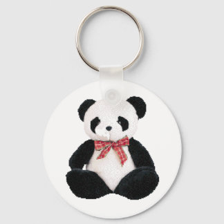 Cute Stuffed Panda Keychain