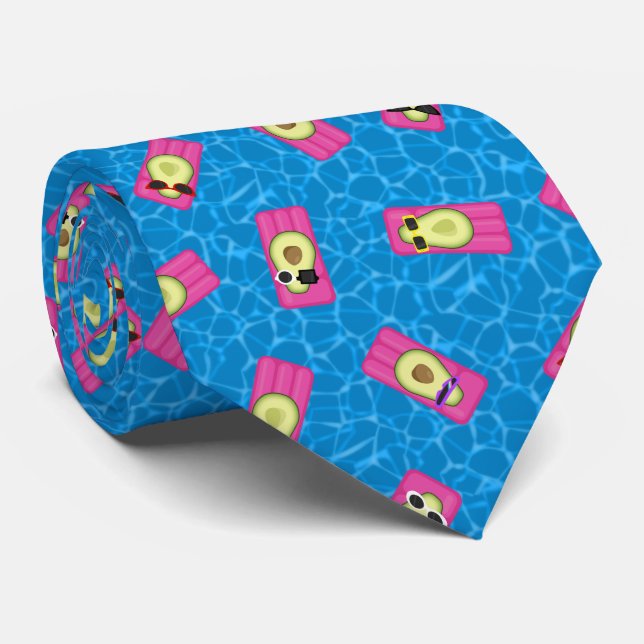 Cute Stylish Avocados Neck Tie (Rolled)
