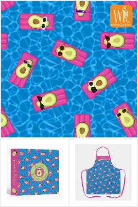 Cute Stylish Avocados Pattern