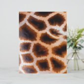 Cute Stylish Brown Tan Spots Giraffe Pattern (Standing Front)