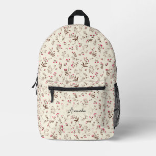 Cute Stylish Floral Printed Backpack