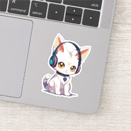 Cute Stylish Kitty Sticker