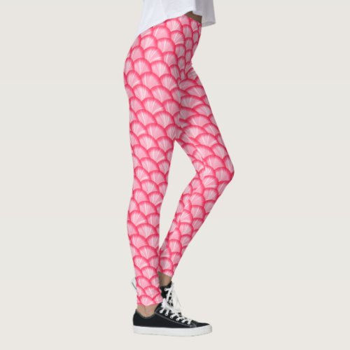 CUTE Stylish Pink Rose Pattern Leggings