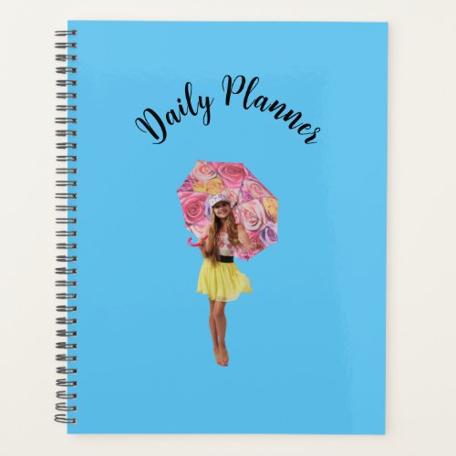Cute  Stylish Simple Unique Photo Daily Planner
