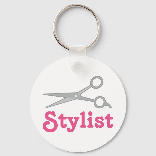 Cute Stylist Keychain (Front)