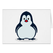 Cute Stylized Cartoon Penguin Facing Forward (Front Horizontal)