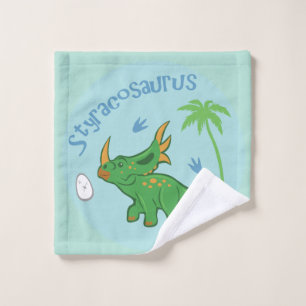 Cute Styracosaurus Wash Cloth