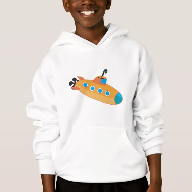 Cute Submarine  Hoodie (Front)