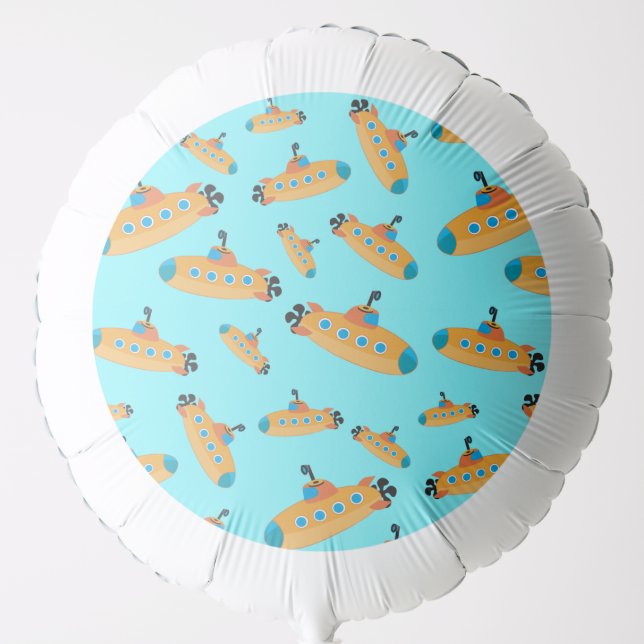 Cute Submarine Pattern Balloon (Front)