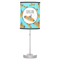 Cute Submarine Pattern Custom Name Table Lamp