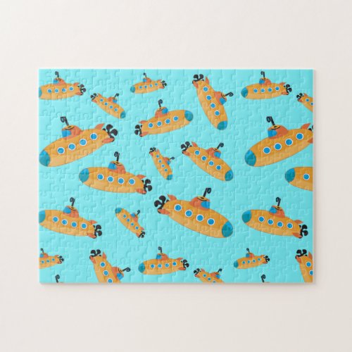 Cute Submarine Pattern Jigsaw Puzzle