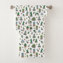 Cute Succulent Potted Plants Pattern