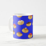 Cute Sufganiyot Patterned Coffee Mug<br><div class="desc">Hannukah doughnuts!</div>
