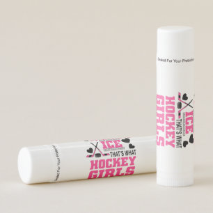 cute sugar and spice girls ice hockey lip balm