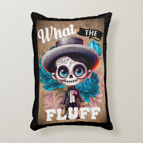 Cute Sugar Skull  Accent Pillow