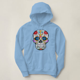 Cute Sugar Skull anchor rose  cool shirt