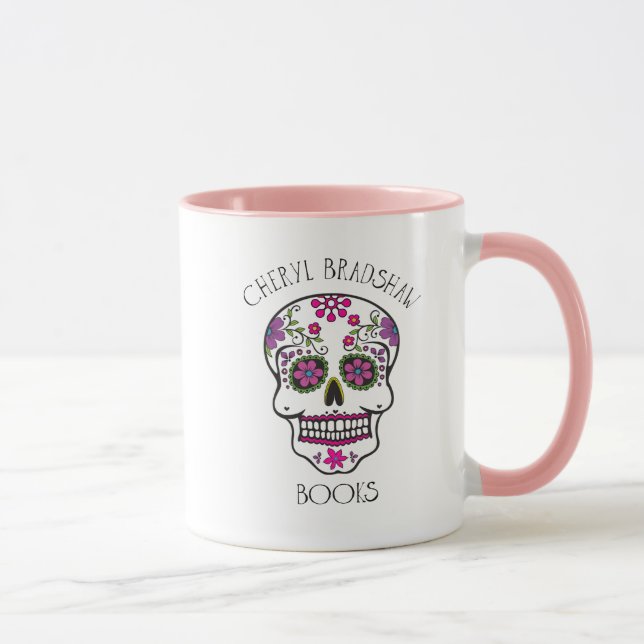 Cute Sugar Skull Coffee Mug (Right)