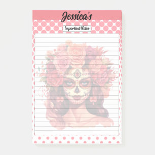 Cute Sugar Skull Important Notes